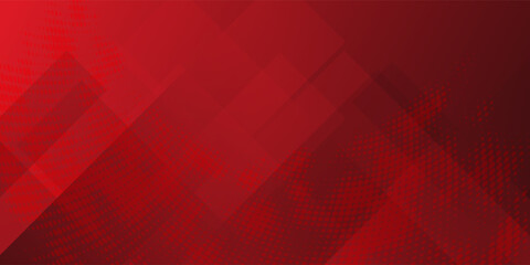 Red gradient with halftone abstract background for backdrop or presentation