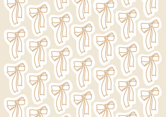 hand drawn ribbon wallpaper