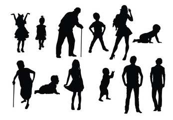 Siluetas Vector Human