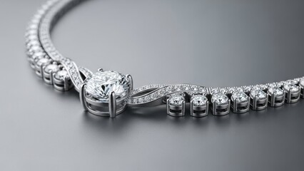 Stunning Gemstone Necklace Brilliant Cut Diamonds