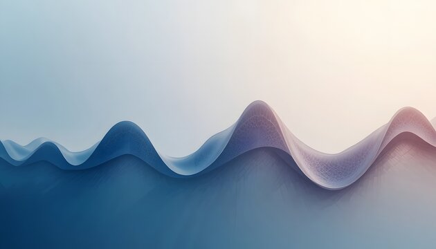 Wavy Fluctuating Financial Graph with Smooth Peaks