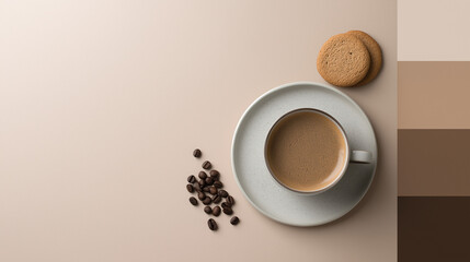 Minimal Morning Coffee Theme Background for Presentation 10