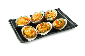 Steamed Garlic Abalone - Traditional Chinese Seafood Dish
