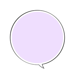 シンプルな手書きのふきだし