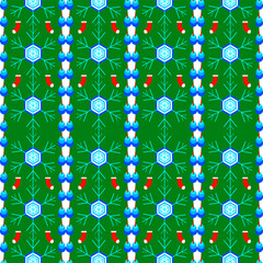 Vector illustration Christmas pattern and snowflakes. Elements Christmas card classic for winter season, ethnic, art and December. Happy holidays background. Happy new years. Christmas pattern. Xmas