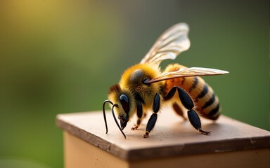 Bee smoker on box. High quality