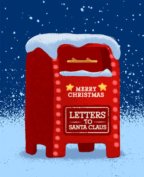 mailbox to send letters to Santa Claus