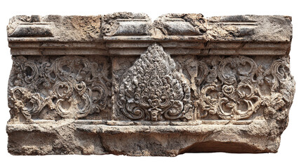 Ancient Syrian incense burner background isolated on a Transparent background, PNG file.