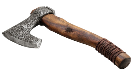 Ancient Toltec pyramid in Tula Mexico background isolated on a Transparent background, PNG file.