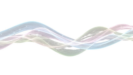 Abstract pastel waves flowing smoothly across a with sparkles