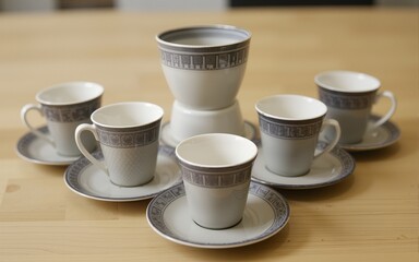 Arranged Cups. High quality