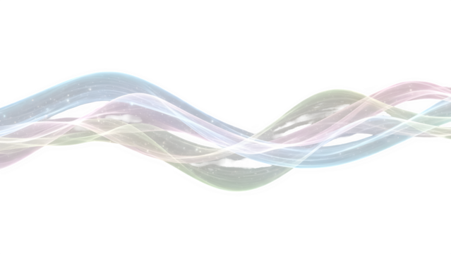 Abstract pastel waves flowing smoothly across a with sparkles