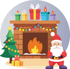 christmas tree with gifts