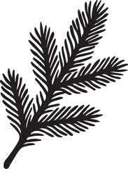 Silhouette of a bare tree isolated on white background