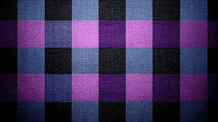 High-Contrast Black and White Shepherd's Check