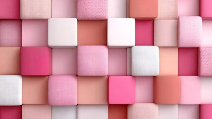 Warm Earth Tone Windowpane Plaid Pattern