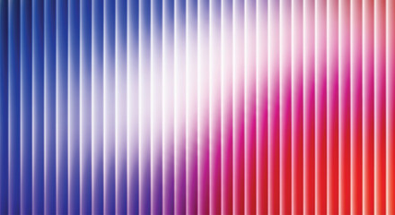 A abstract vertical background showcases a striking color gradient across parallel, three-dimensional ribbed lines, creating a modern, dynamic visual texture with strong color contrast.