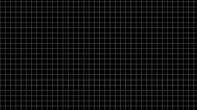 Upward Moving Light Grey gridlines with black background. Useful as background/backdrop for photo and video editing