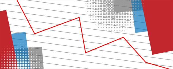 white,black,read gradient geometric shape abstract background