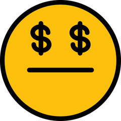 Dollar Eye Face Emoji
