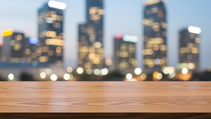 An abstract 3d blue sphere overlooks the New York City skyline and illuminated downtown skyscraper architecture in this urban night cityscape view