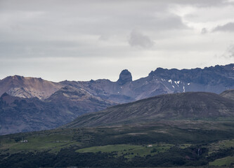 mountains and landscape in Iceland