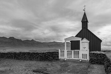 The Budakirkja Church in Iceland