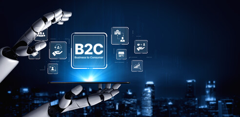 AI improves B2C models with smart delivery systems, customer engagement tools, and optimized digital retail strategies. Artificial intelligence spline
