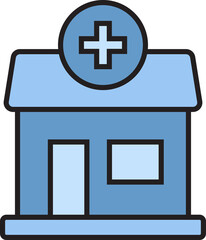 Hospital Building Icon
