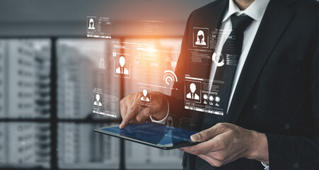 ID security ensures personal data protection with secure login systems, digital identity...