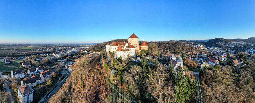 Regensburg, Deutschland: Schloss W&ouml;rth an der Donau