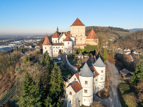 Regensburg, Deutschland: Schloss W&ouml;rth an der Donau