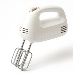 Set of three round non-stick cake pans isolated on white