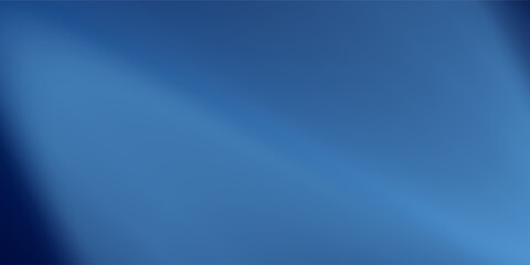 Fototapeta premium Abstract dark blue gradient background. Dark scene with curved waves of smoke or fog reflecting soft light, Black drop cool feeling of cold and cool underwater water.