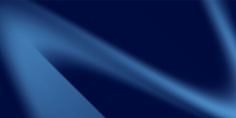 Abstract dark blue gradient background. Dark scene with curved waves of smoke or fog reflecting soft light, Black drop cool feeling of cold and cool underwater water.