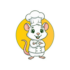 Little White Mouse Chef