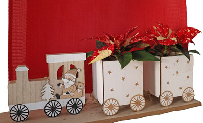 Le train livreur de fleurs