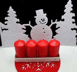 4 bougies pour les f&ecirc;tes