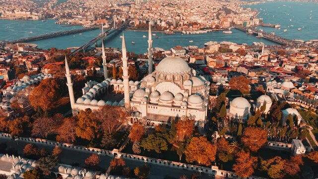 S&uuml;leymaniye cami drone 