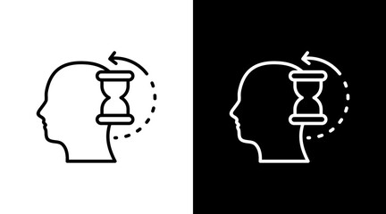 Patience White Icon Set Design