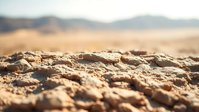 omniscient. Desert rock surface with visible heat waves distorting the air above. travel magazines, destination branding, designed for travel destination branding, elevates destination branding.