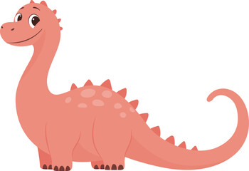 cute pink dinosaur