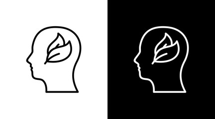 Eco Conscious White Icon Set Design