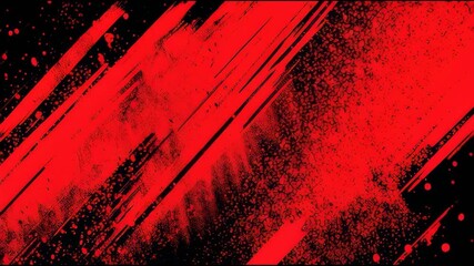 Dynamic red splashes and bold brushstrokes creating a vibrant abstract background for powerful presentations or energetic digital designs today - Powered by Adobe