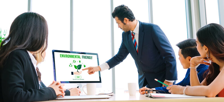 Green business transformation for modish corporate business to thank green marketing strategy - Powered by Adobe