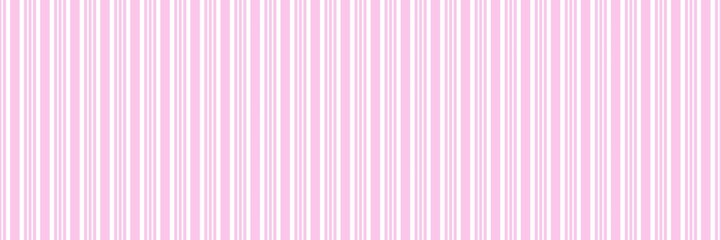 ​Pink and white vertical stripe seamless pattern. Simple, modern, and clean background design perfect for fabric, wallpaper, feminine branding, baby shower invitations, and packaging.