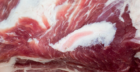Pork background and texture.