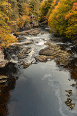 Invermoriston Bridge looking down the River Moriston, Scotland
