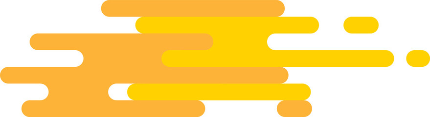 Abstract, colorful, dynamic auspicious cloud pattern in yellow.