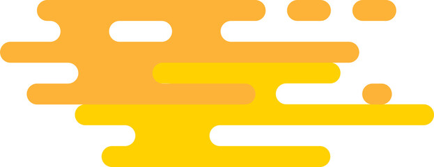 Abstract, colorful, dynamic auspicious cloud pattern in yellow.